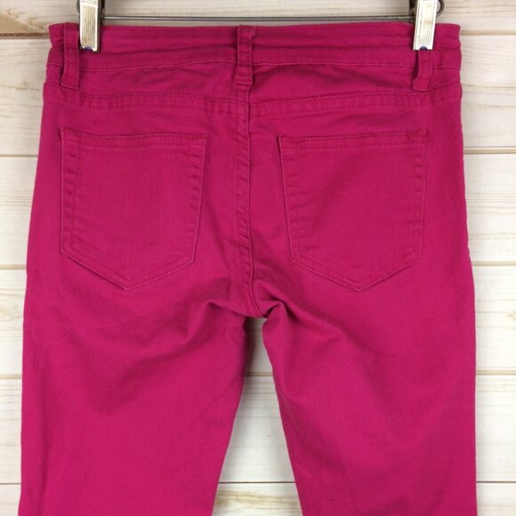 I love H81 Juniors Fuschia Jeans Size 25 - Picture 6 of 8